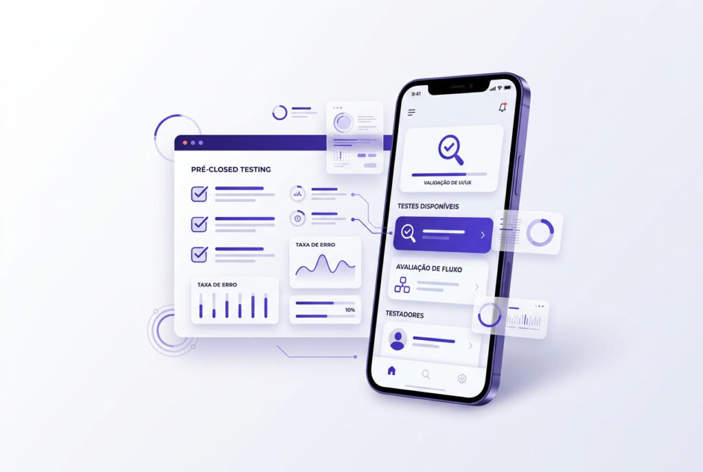 Checklist de UX e Design para Closed Testing: o que revisar antes de chamar os testadores